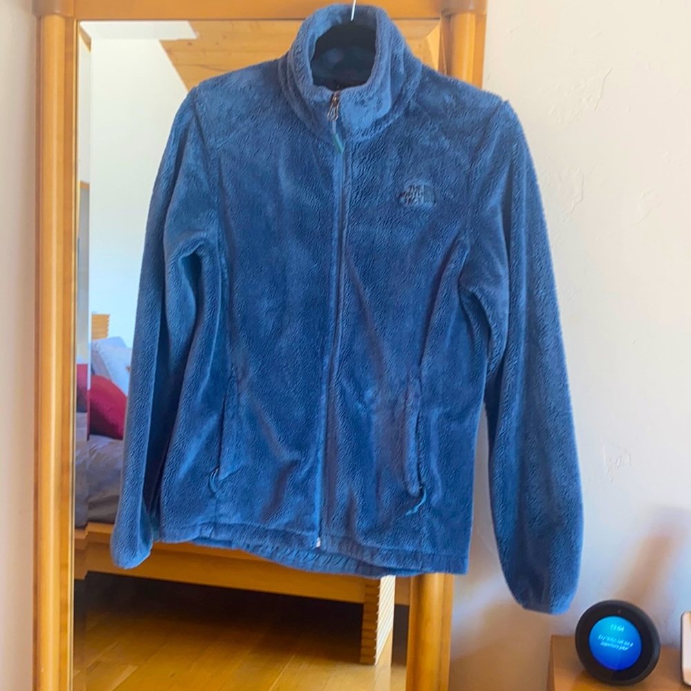 Blue north face jacket